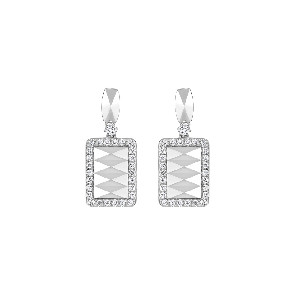 Diamond earrings Geometry Secret