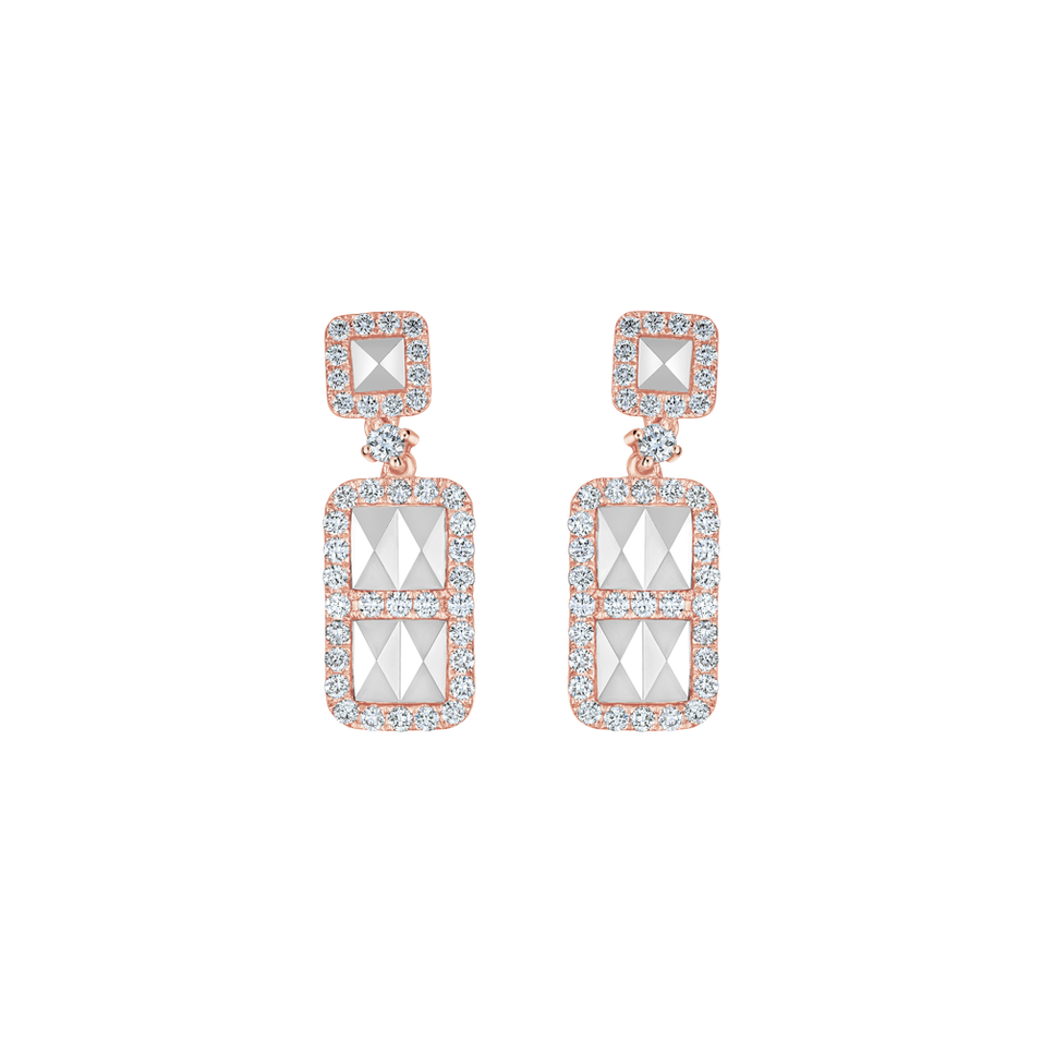 Diamond earrings Geometry Desire