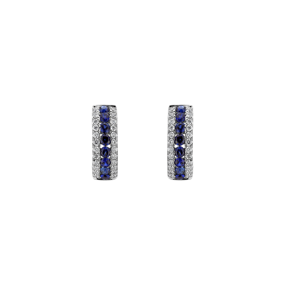 Diamond earrings and Sapphire Raulio