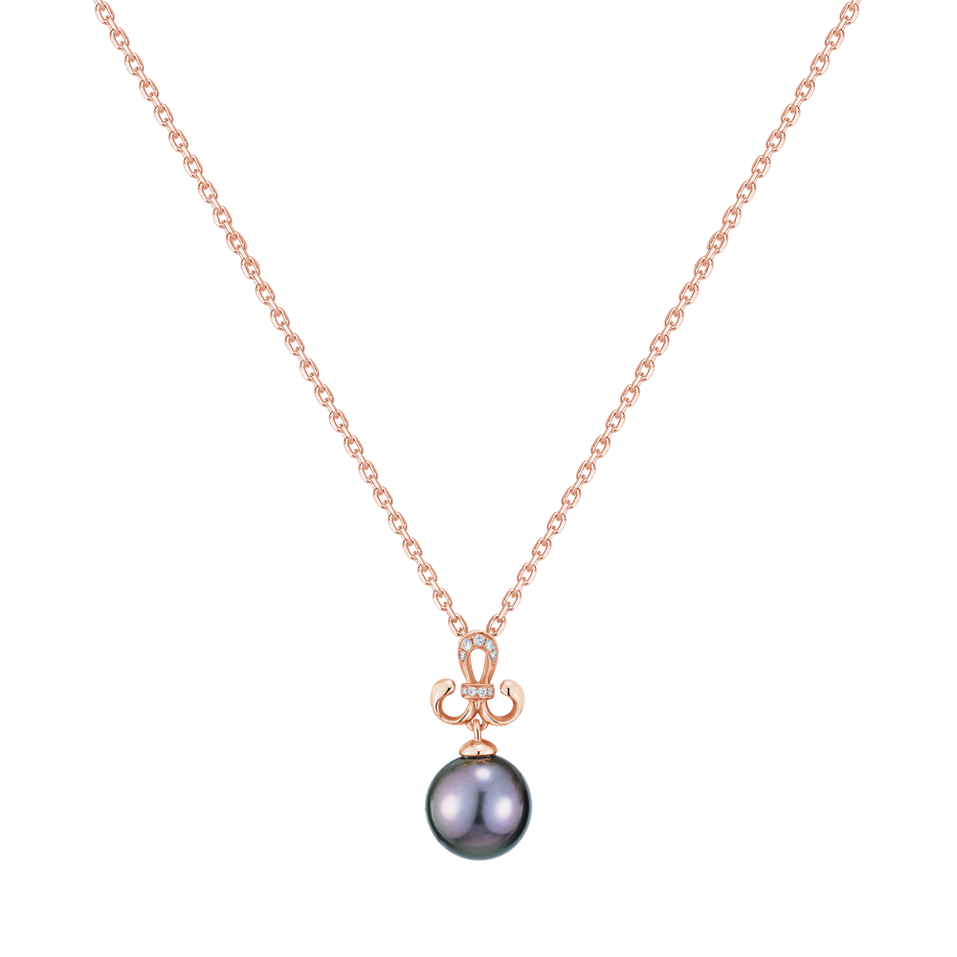 Diamond pendant with Pearl Royal Pearl