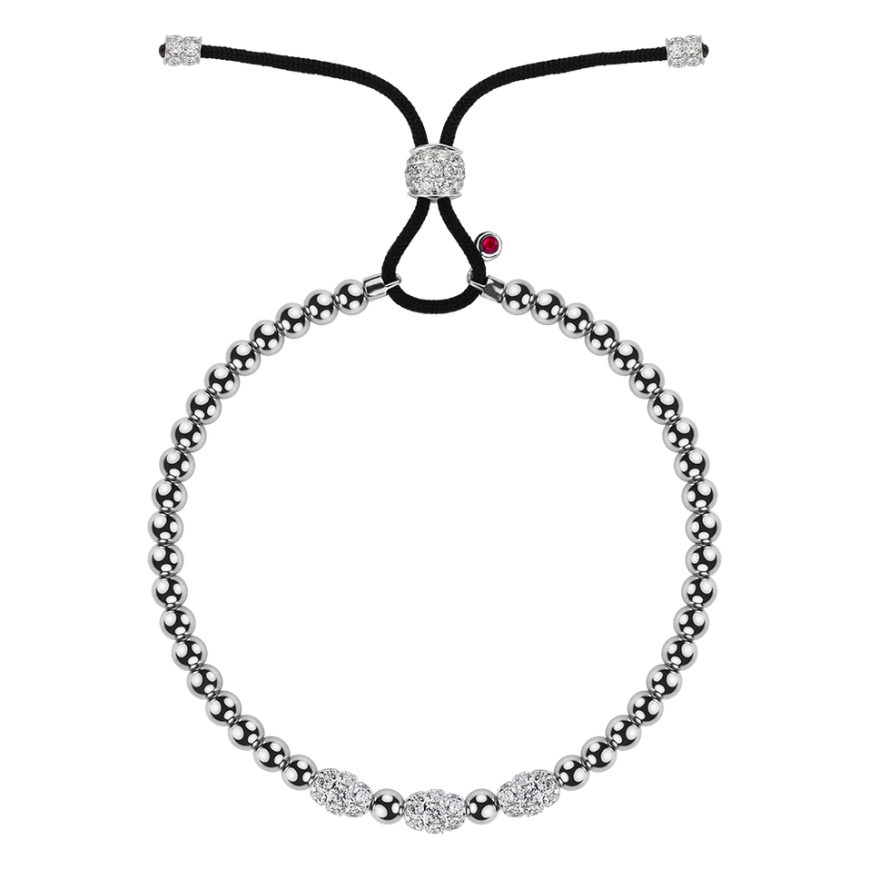 Diamond bracelet with Ruby Egonnia