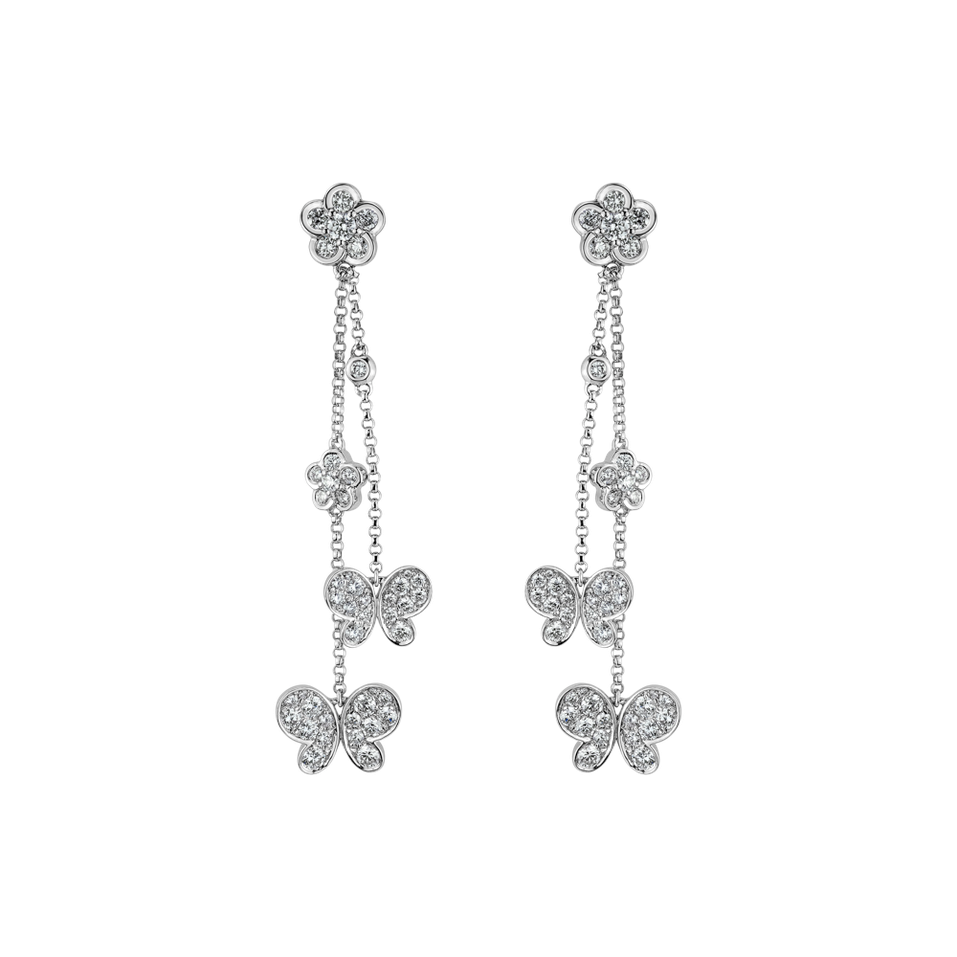 Diamond earrings Subtlety Path