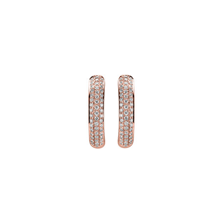 Diamond earrings Eternity Melody