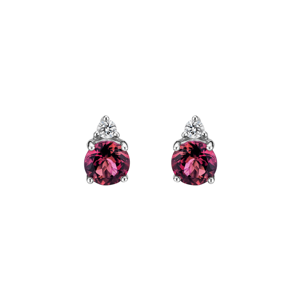 Diamond earrings with Tourmaline Dream Sin