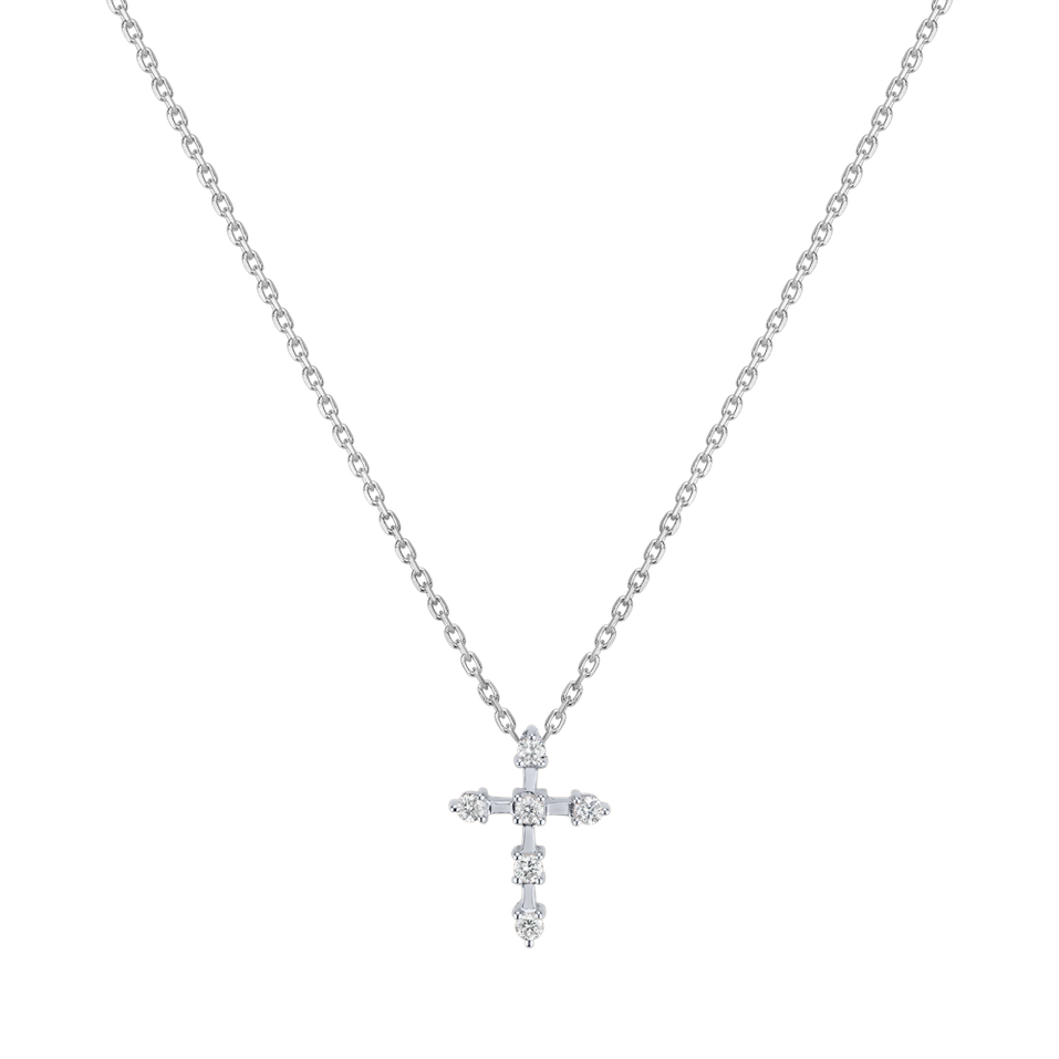 Diamond necklace Sparkling Cross