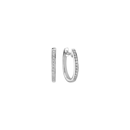 Diamond earrings Magical Loop