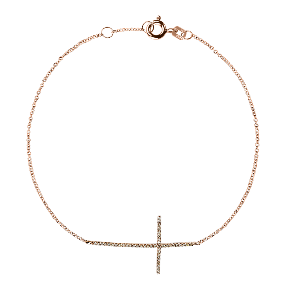 Diamond bracelet Big Cross