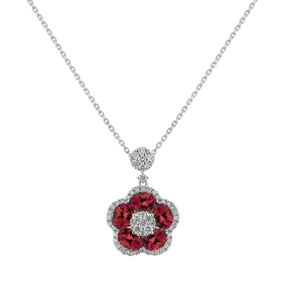 Diamond pendant with Ruby Willa