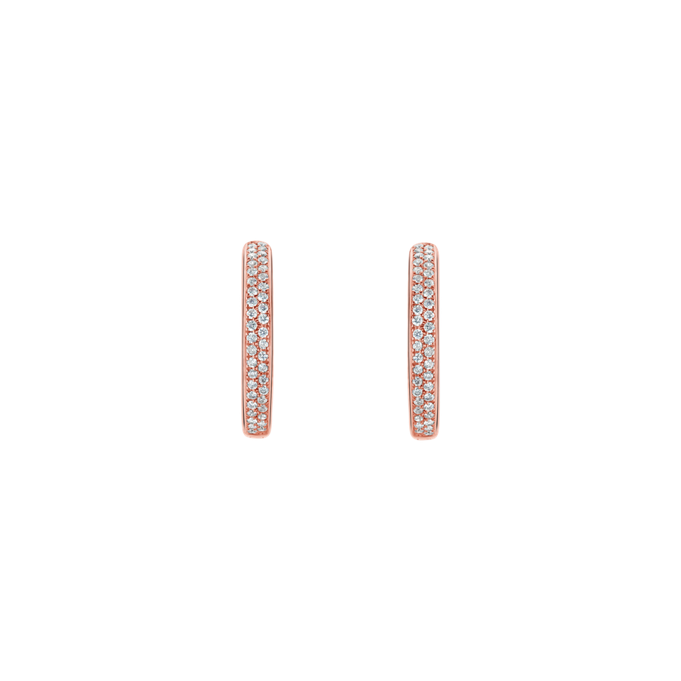 Diamond earrings Electric Ember