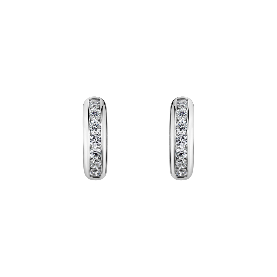 Diamond earrings Fragile Simplicity