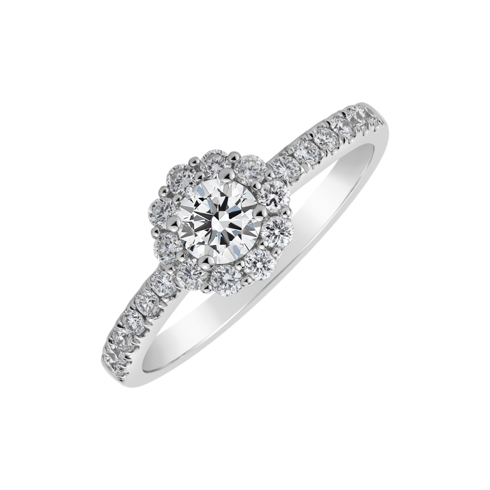 Diamond ring Folded Floral