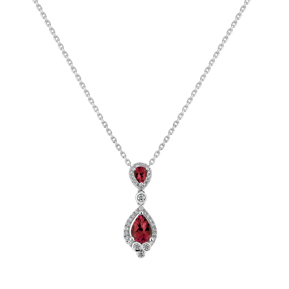 Diamond pendant with Ruby Kingdom Call