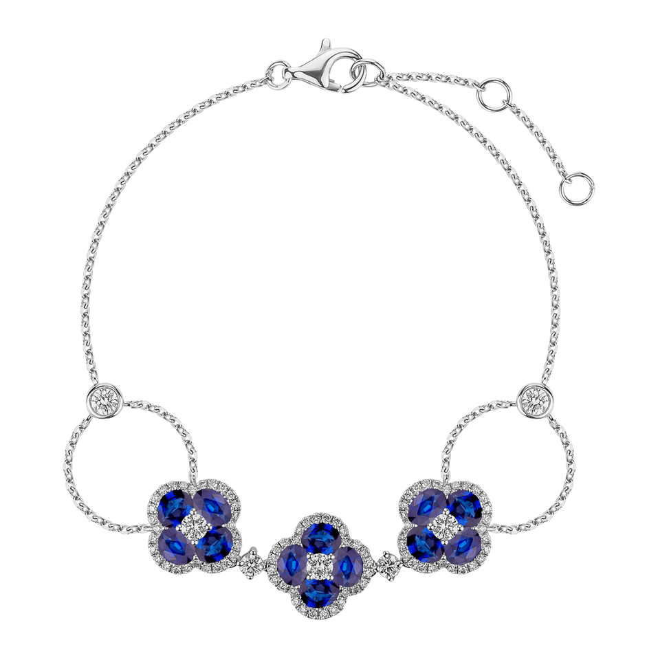 Diamond bracelet with Sapphire Glittering Majesty