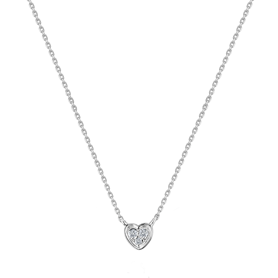 Diamond necklace Heart in Harmony