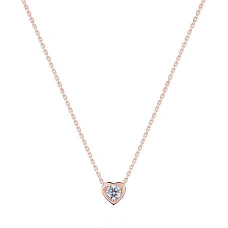 Diamond necklace Heart of Joy