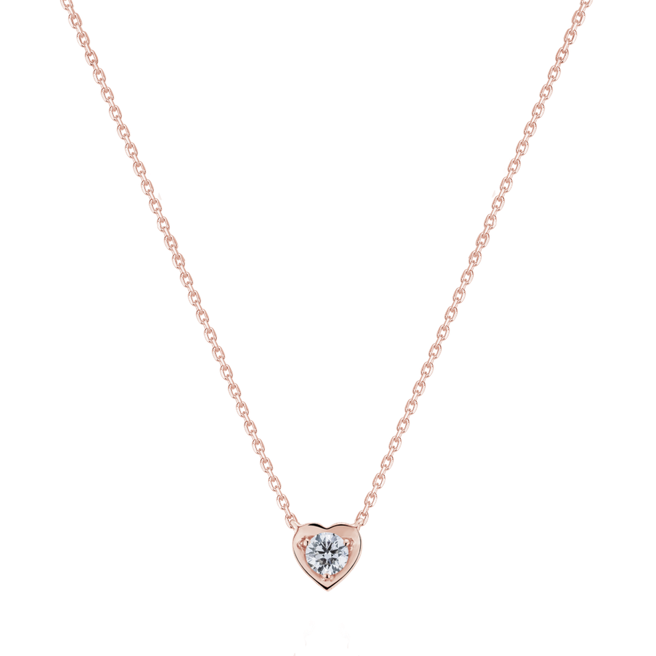 Diamond necklace Heart of Joy