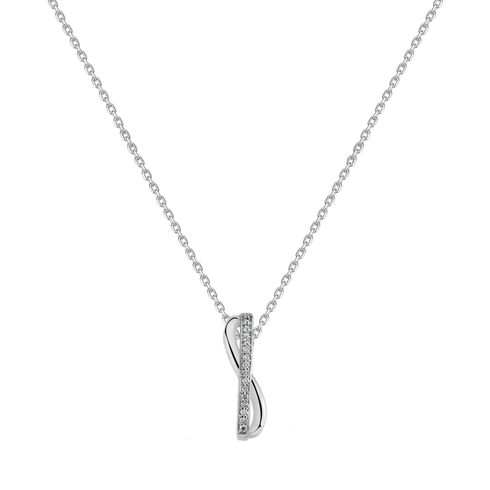 Diamond pendant Elegant Embrace