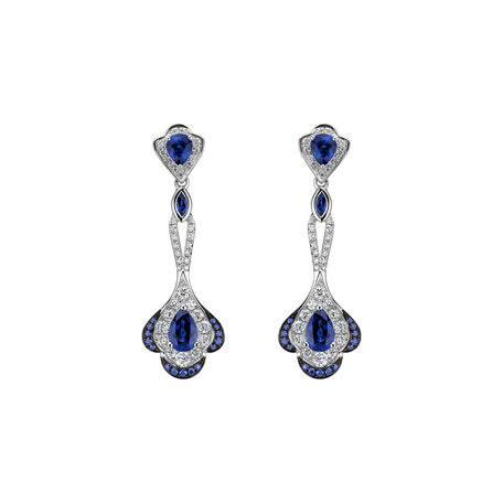 Diamond earrings and Sapphire Aristocrat Sin