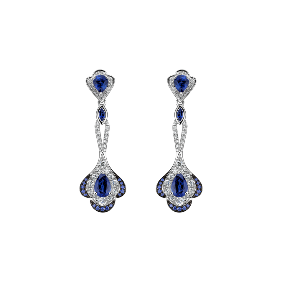 Diamond earrings and Sapphire Aristocrat Sin