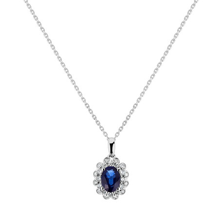 Diamond pendant with Sapphire Lady Magnificence