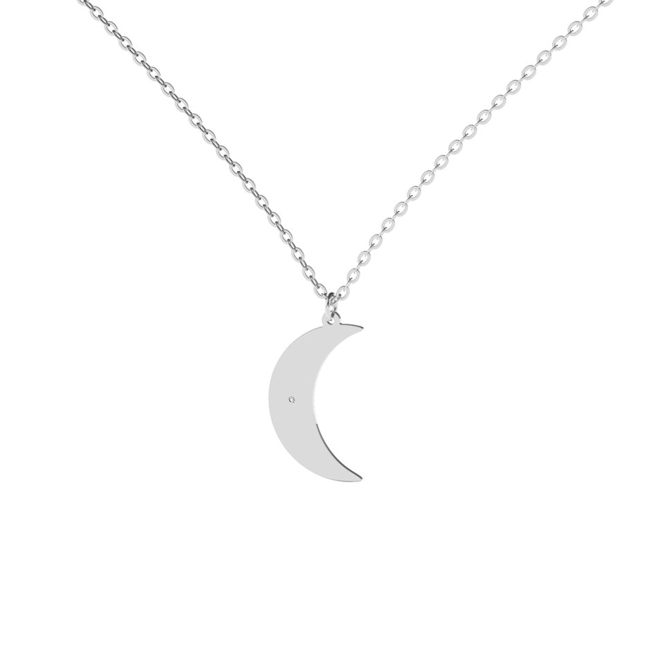 Diamond necklace Amazing Moon