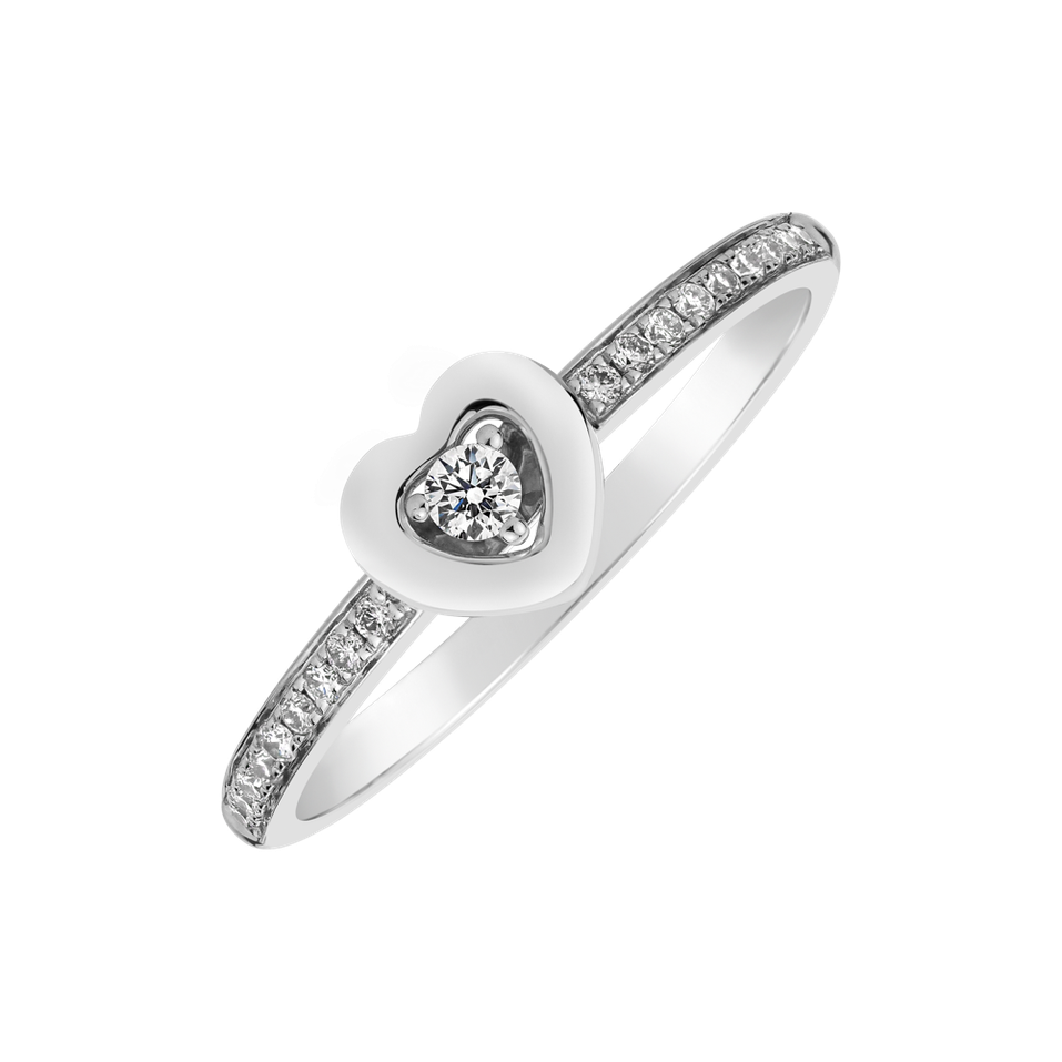 Diamond ring Tender Heart