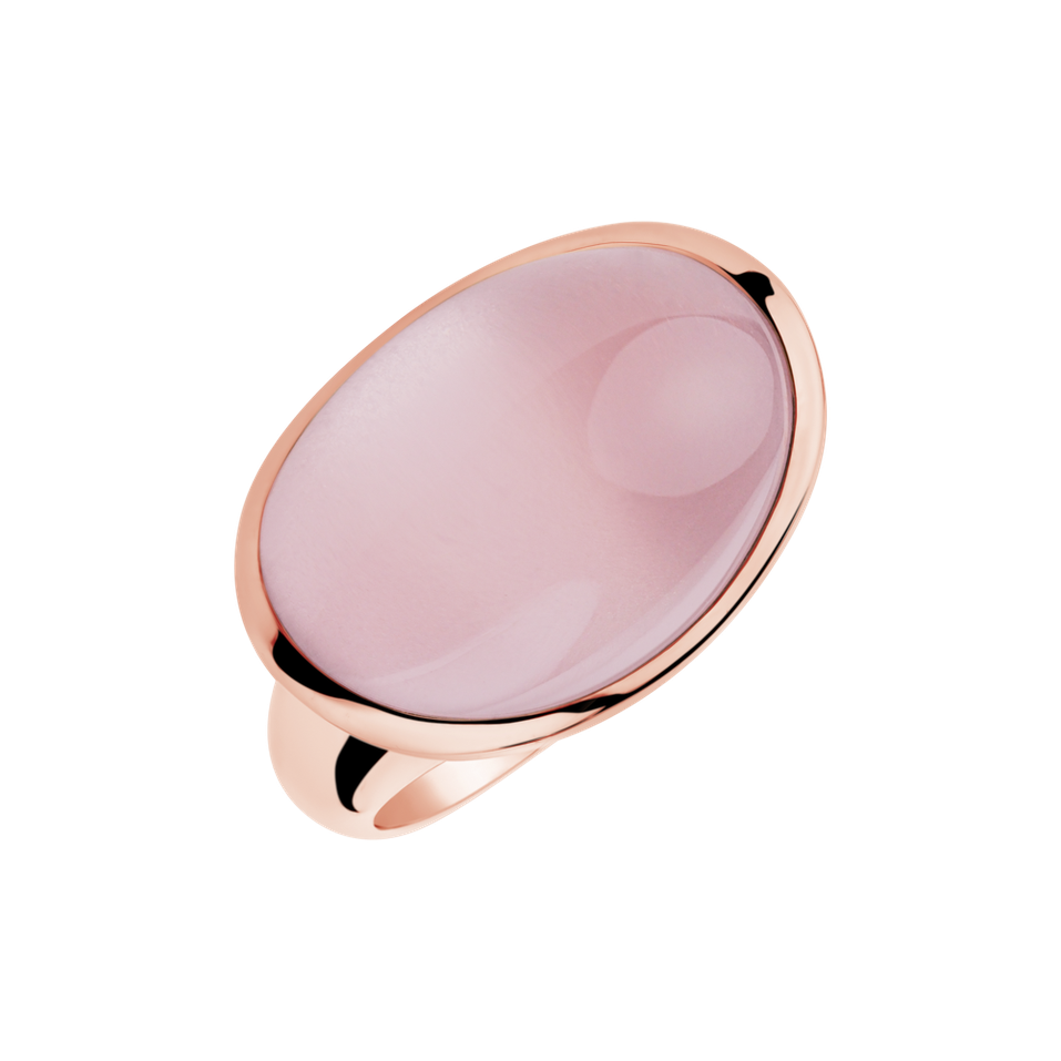 Ring with Rose Quartz Holand