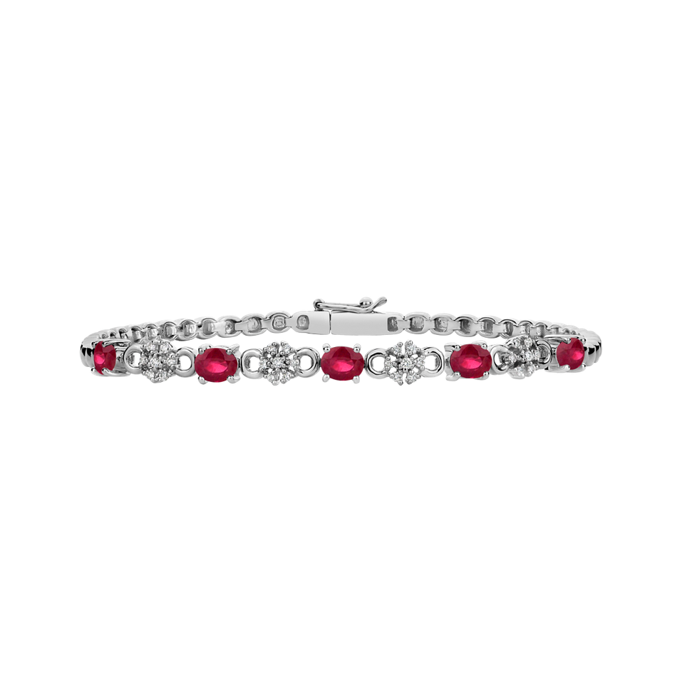 Diamond bracelet with Ruby Cody