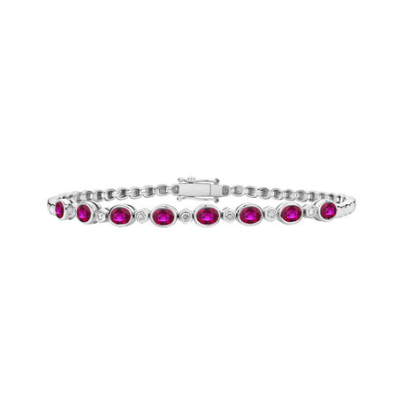 Diamond bracelet with Ruby Meghan Beauty