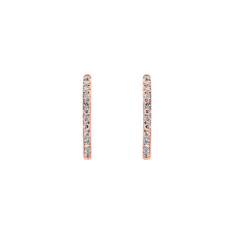 Diamond earrings Rose Sky