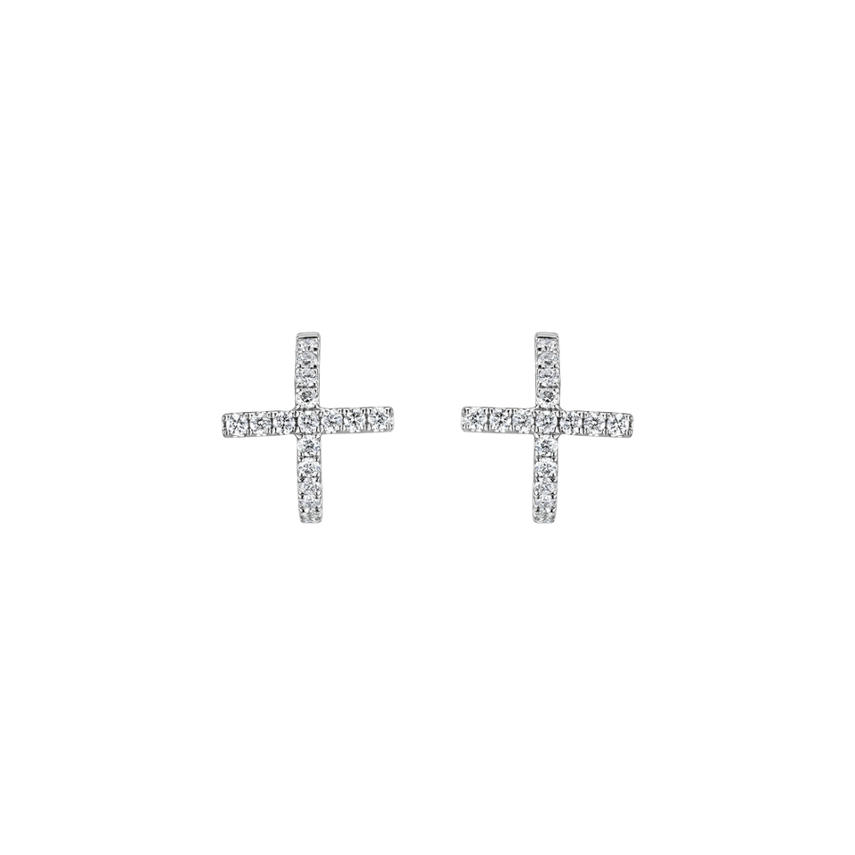 Diamond earrings Timeless Cross