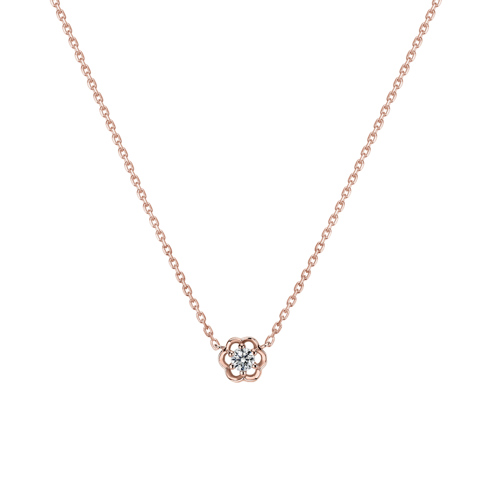 Diamond necklace Flower Spirit