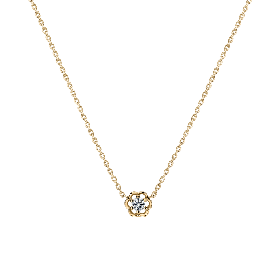 Diamond necklace Flower Spirit