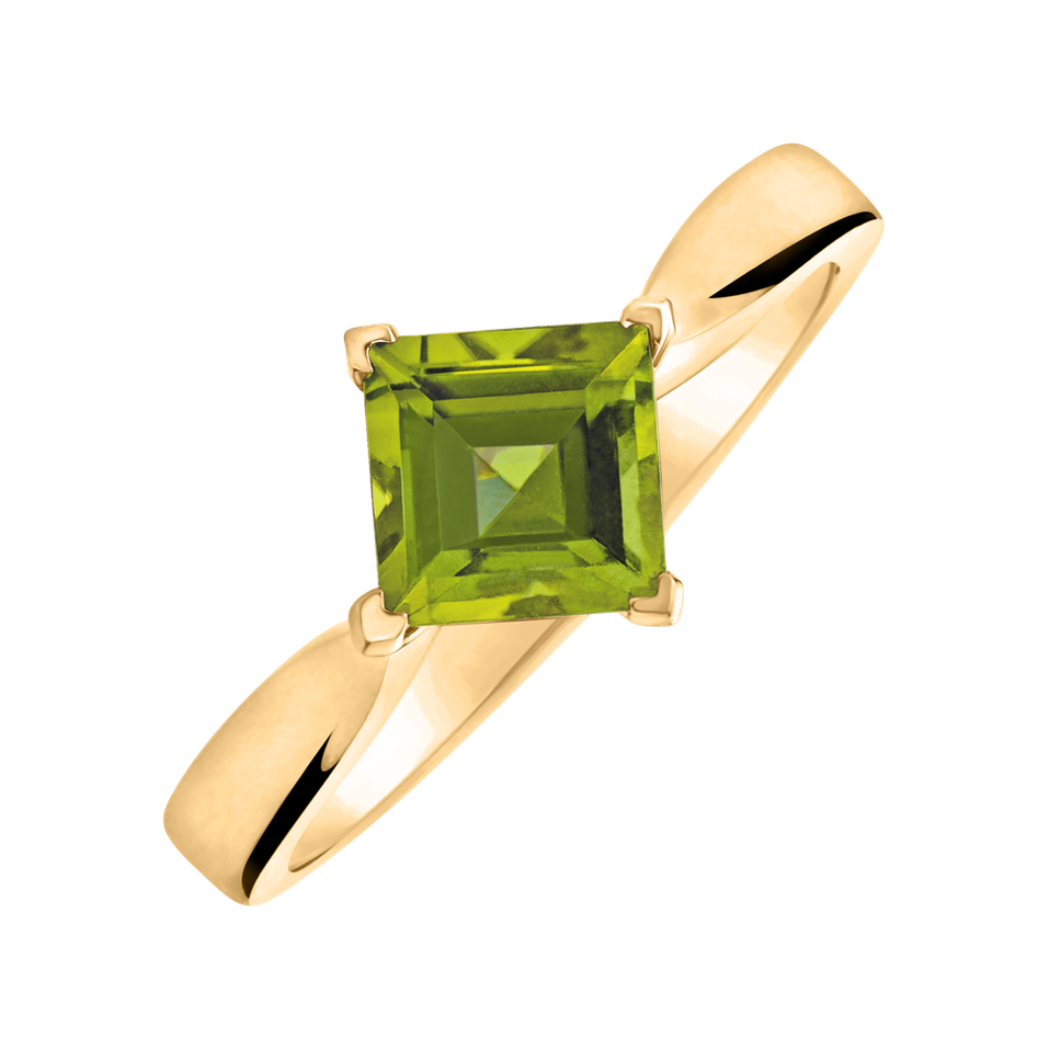 Ring with Peridot Bonbon