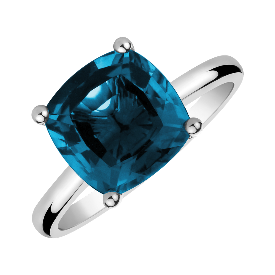 Ring with Topaz London Bonbon