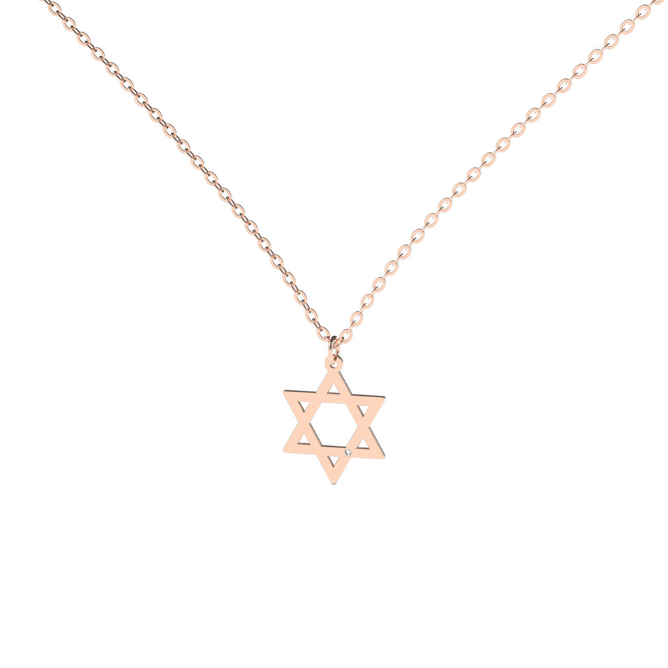 Diamond necklace Symbol Star