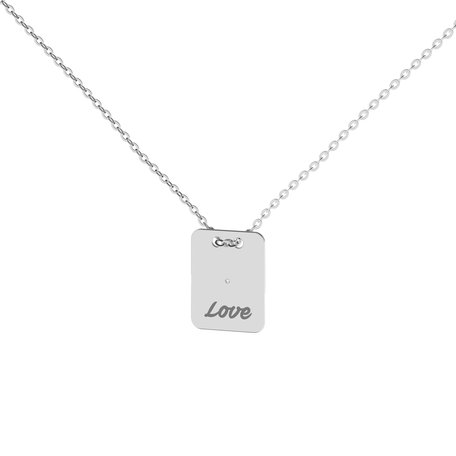 Diamond necklace Stamp Love