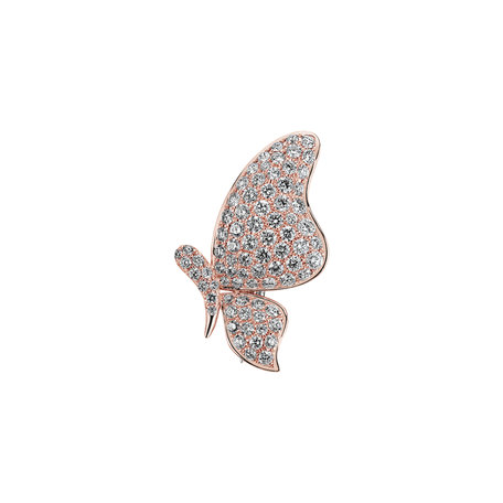 Diamond brooch Pompous Wings