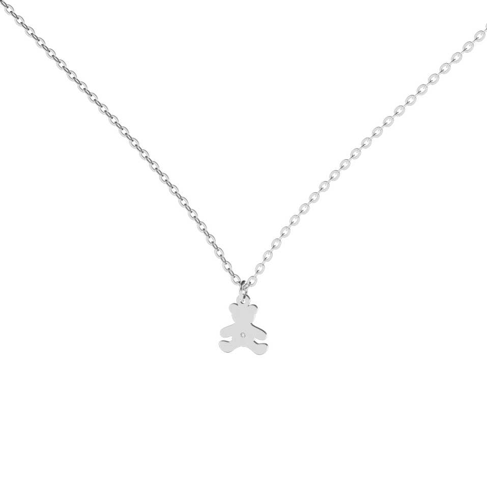 Diamond necklace Teddy Bear