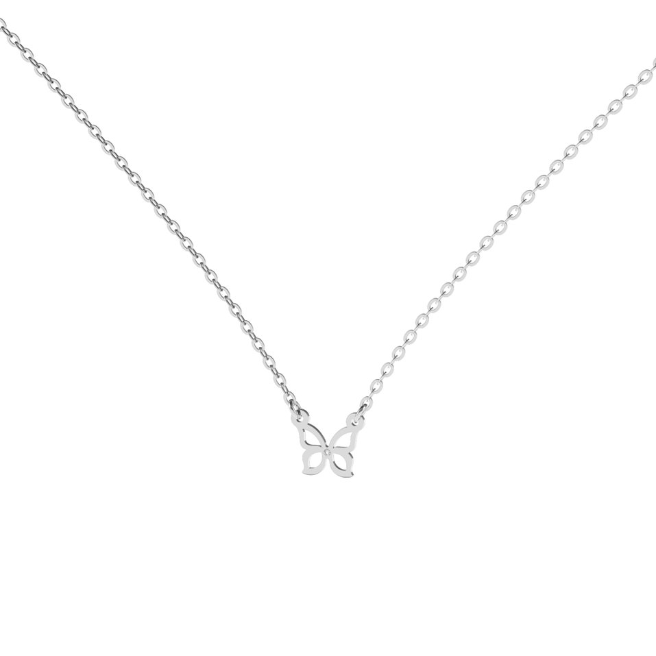 Diamond necklace Butterfly