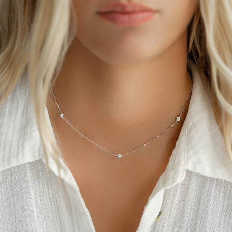 Diamond necklace Sparkling Dots