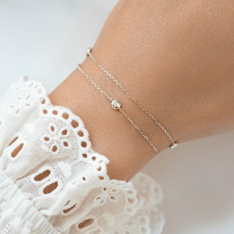 Diamond bracelet Double Dots