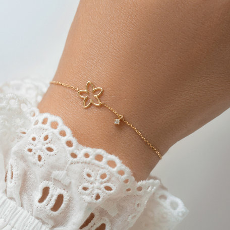 Diamond bracelet Flowery dream