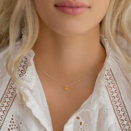 Necklace with Citrine Monsoon Bonbon