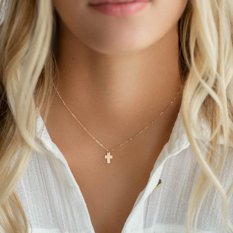 Diamond necklace Cross of Confession