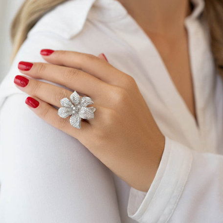 Diamond ring Sky Flower