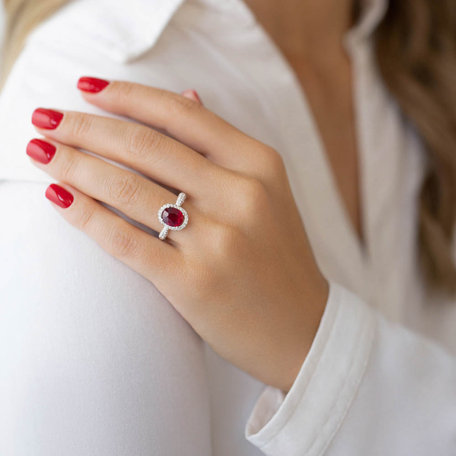 Diamond ring with Ruby Phoronix