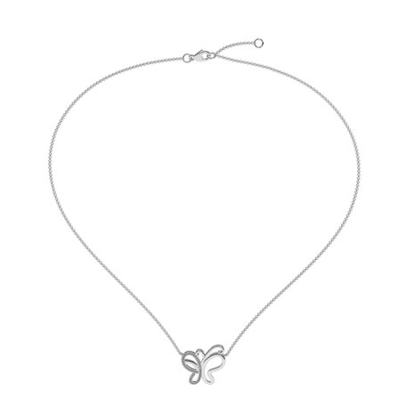 Diamond necklace Butterfly