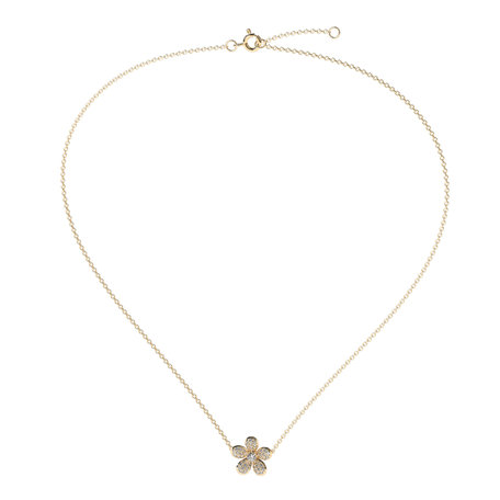 Diamond necklace Flower