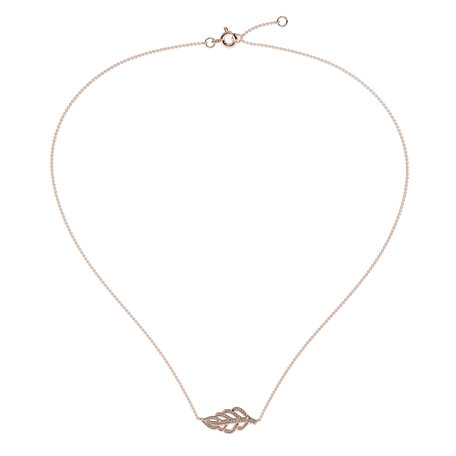 Diamond necklace Diamond Leaf